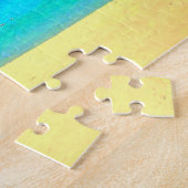 Palm Beach Montego Bay Jamaica Jigzaag Puzzle Legpuzzel (Zijkant)