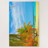 Palm Beach Montego Bay Jamaica Jigzaag Puzzle Legpuzzel (Verticaal)