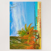 Palm Beach Montego Bay Jamaica Jigzaag Puzzle Legpuzzel (Verticaal)