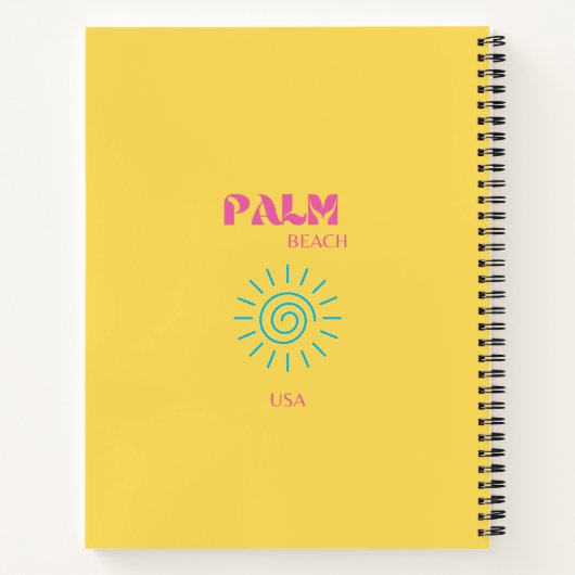 PALM BEACH NOTITIEBOEK (Achterkant)