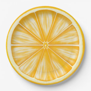Palm Beach Orange Slice Citrus Feest Papieren Bordje