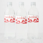 Palm Beach Party Favor Waterfles Etiket (Flessen)