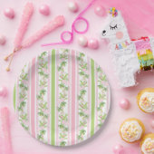 Palm Beach Pink Pool Loungers Papieren Bordje (Feest)