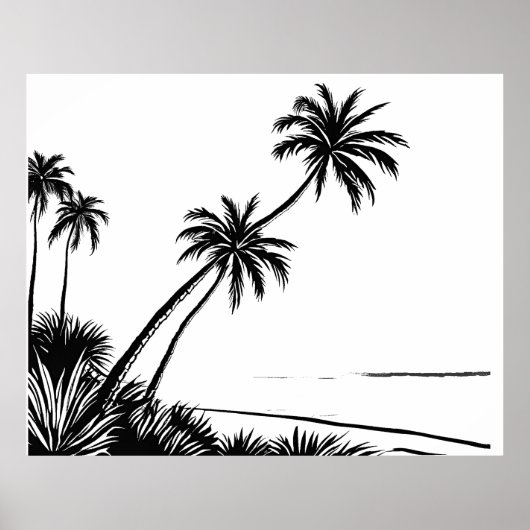 Palm Beach Poster (Voorkant)