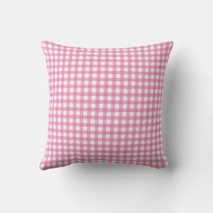 Palm Beach Preppy Gingham Worpkussen Kleurrijk Kussen