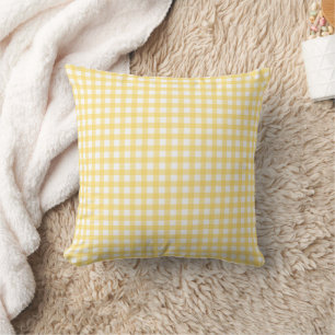 Palm Beach Preppy Gingham Worpkussen   Kleurrijk Kussen