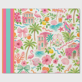Palm Beach Preppy Inpakpapier