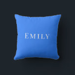 Palm Beach Preppy Personalized Name Throw Pillow Kussen<br><div class="desc">Colorful Custom Name Dorm Pillow | Preppy College Dorm Decor Brighten your space with this Palm Beach preppy personalized name throw pillow, featuring a bold custom name in vibrant resort-inspired colors. Designed with a clean script style and cheerful coastal palette, this pillow adds personality and color to college dorm rooms,...</div>