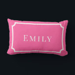Palm Beach Preppy Personalized Name Throw Pillow Kussen<br><div class="desc">Colorful Custom Name Dorm Pillow | Preppy College Dorm Decor Brighten your space with this Palm Beach preppy personalized name throw pillow, featuring a bold custom name in vibrant resort-inspired colors. Designed with a clean script style and cheerful coastal palette, this pillow adds personality and color to college dorm rooms,...</div>
