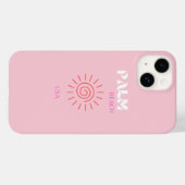 Palm Beach, Preppy, Preppy kamer, roze Case-Mate iPhone Case (Achterkant (horizontaal))