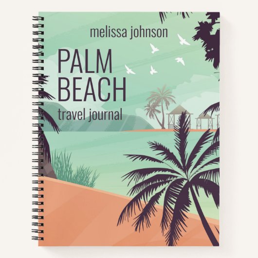 Palm Beach Reizen Notitieboek (Voorkant)