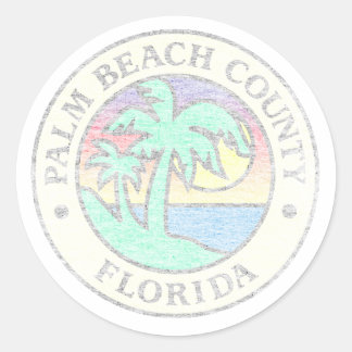 Palm Beach Ronde Sticker