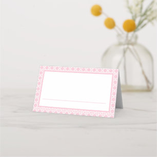 Palm Beach Roze en Witte Riet Plaatskaartje