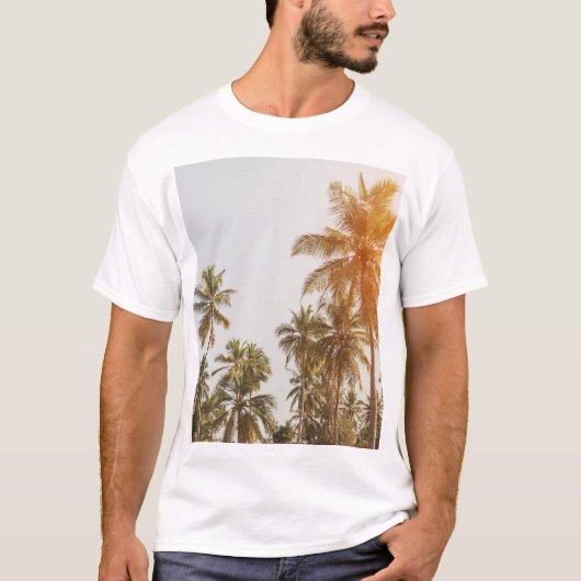 Palm Beach Schilderachtig Uitzicht T-shirt (Voorkant)