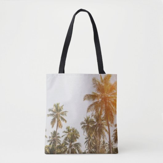 Palm Beach Schilderachtig Uitzicht Tote Bag (Voorkant)