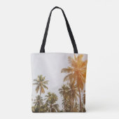 Palm Beach Schilderachtig Uitzicht Tote Bag (Achterkant)