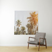 Palm Beach Schilderachtig Uitzicht Wandkleed (In situ)