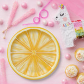 Palm Beach Sinaasappel Slice Citrus Party Papieren Bordje (Feest)