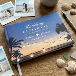 Palm Beach Slingerlichten Destination Huwelijk Gastenboek