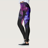 Palm Beach Space Galaxy Star Herhaling zwart Leggings (Links)