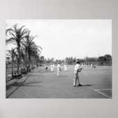 Palm Beach Tennis, 1900 Poster (Voorkant)