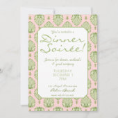 Palm Beach Theme Invitation Kaart (Voorkant)