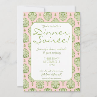 Palm Beach Theme Invitation Kaart