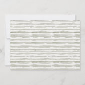 Palm Beach Tropical Cabana Baby shower Invite Bedankkaart (Achterkant)