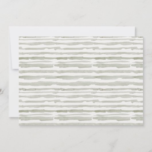 Palm Beach Tropical Cabana Verloving Invite Bedankkaart (Achterkant)