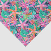 Palm Beach Tropical Island Onderwater Zeester Tissuepapier (Detail)