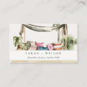 Palm Beach Tropical Palm Beach Cabana Weddenschap Plaatskaartje (Voorkant)