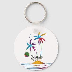 Palm Beach Tropical Sunrise Sleutelhanger