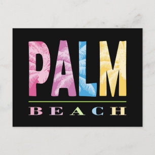 Palm Beach Tropical Travel Briefkaart