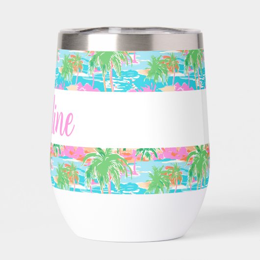 Palm Beach tropisch eiland (Achterkant)