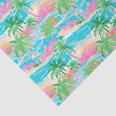 Palm Beach tropisch eiland Tissuepapier (Detail)
