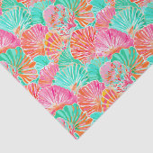 Palm Beach tropische eiland oceaan zeeschelpen Tissuepapier (Detail)