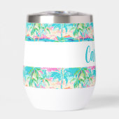 Palm Beach tropische eiland palmbomen (Voorkant)