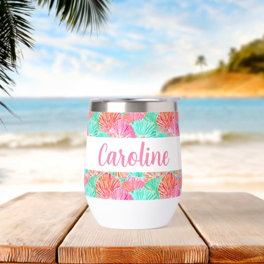 Palm Beach tropische eiland zeeschelpen (Strand)