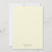 Palm Beach Wedding Invitations - Green Kaart (Achterkant)