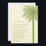 Palm Beach Wedding Invitations - Green Kaart<br><div class="desc">Prachtig en vol tropisch charme zal dit moderne Palm Beach Wedding Collectie van berryberrysnoot.com je gasten van hun voeten vegen. Neem contact met ons op voor aangepaste kleuren.</div>