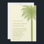 Palm Beach Wedding Invitations - Green Kaart<br><div class="desc">Prachtig en vol tropisch charme zal dit moderne Palm Beach Wedding Collectie van berryberrysnoot.com je gasten van hun voeten vegen. Neem contact met ons op voor aangepaste kleuren.</div>