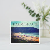 palm beach zomer briefkaart (Staand voorkant)