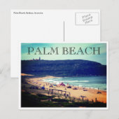 palm beach zomer briefkaart (Voorkant / Achterkant)