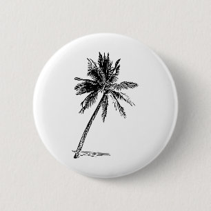 Palm Beachwear Strand Outfit Surfen Aloha Retro Pa Ronde Button 5,7 Cm