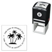  palm Bedrijfs van de NaamTerugkeer Adres Zelfinktende Stempel (In situ)