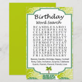 Palm Birthday word search game (Voorkant / Achterkant)