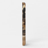 Palm Bomen Hoge Sepia Case-Mate iPhone Case (Achterkant/links)