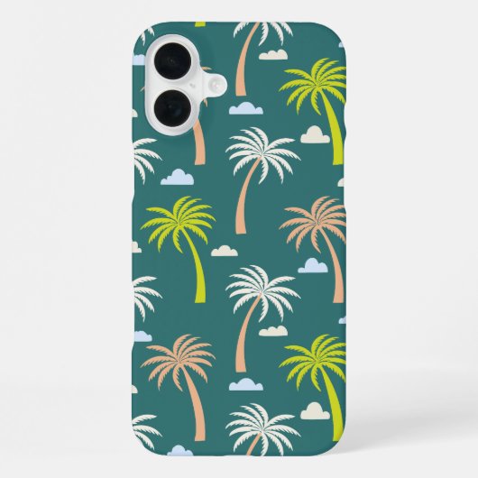 Palm Bomen iPhone Hoesje (Achterkant)