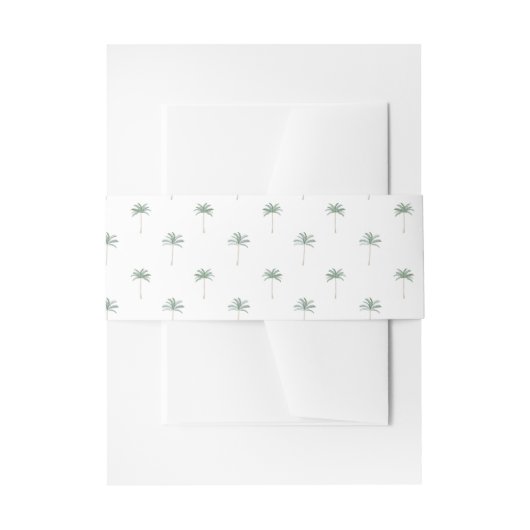 Palm Bomen Uitnodigingen Wikkel (Voorkant Voorbeeld)