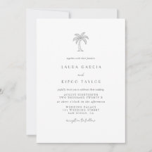 Palm Boom Kust Elegant Schrift